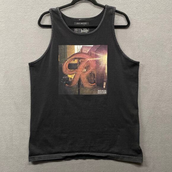 Rainier Brewery Seattle Shirt Men L Black Logo Graphic PNW Washington Beer Big R - Picture 1 of 6